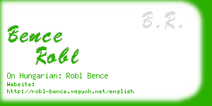 bence robl business card